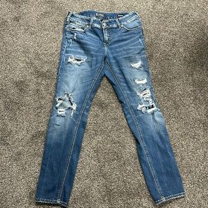 Silver suki skinny jeans Size 32